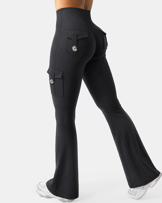 Pantalon Mode Yoga Évasé