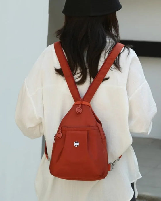 Sac Multi-Poches Convertible Sac À Dos & Bandoulière