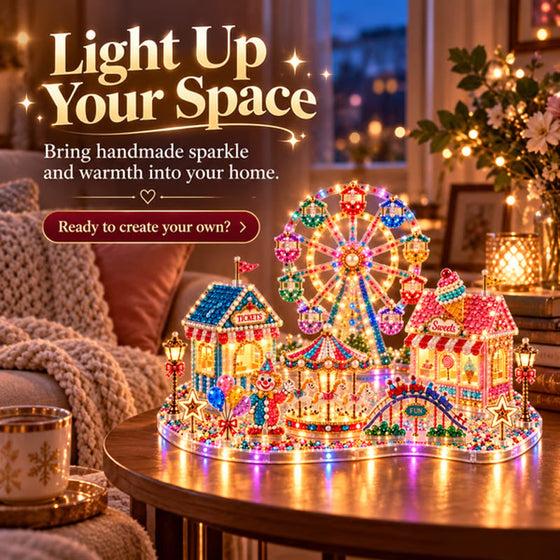 3D LED Noël Art Diamant DIY Kit