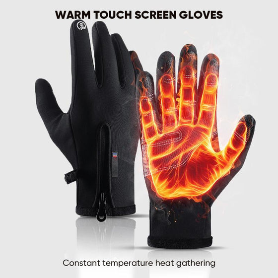Gants Hiver Écran Tactile Coupe-Vent
