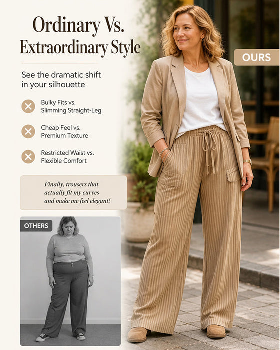Pantalon Poche Cordon Long