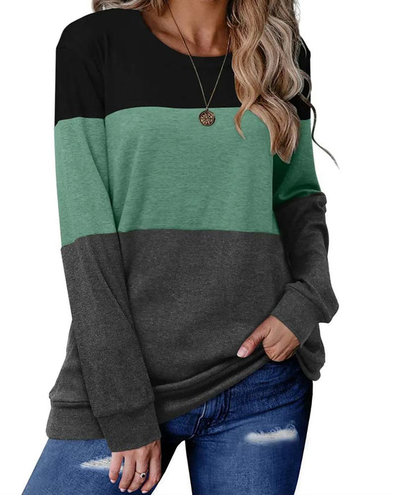 Haut Tricolore Patchwork Manche Longue