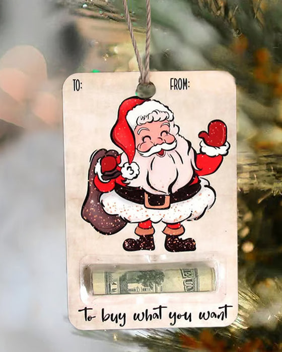 🎅💸 Porte-monnaie en Bois Fait Main Cadeau