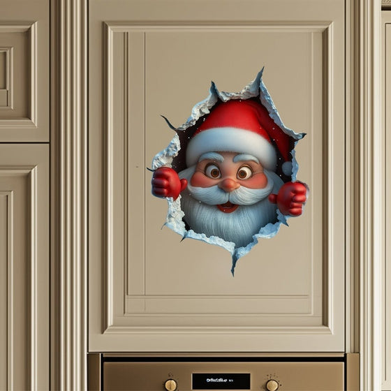 Ensemble d’Autocollants Muraux Père Noël