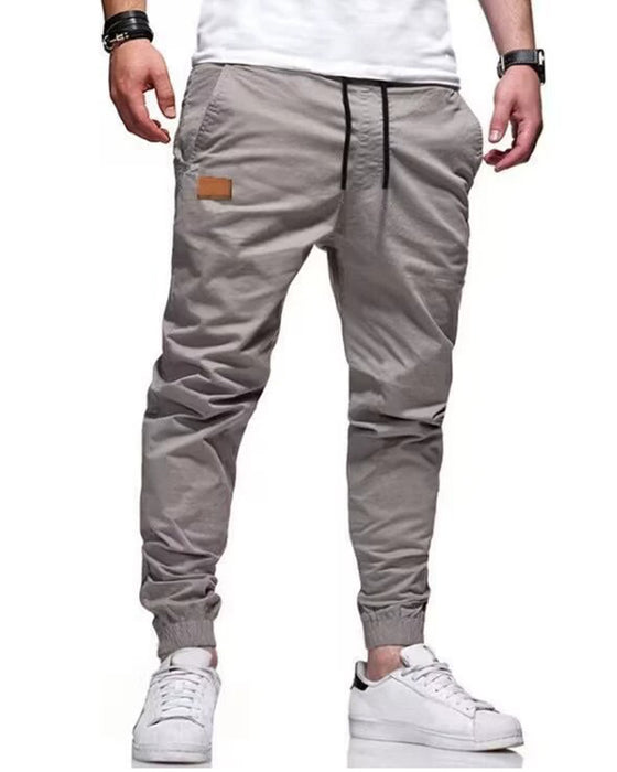 Pantalon De Survêtement Hommes Décontracté Jambe Droite Jogger