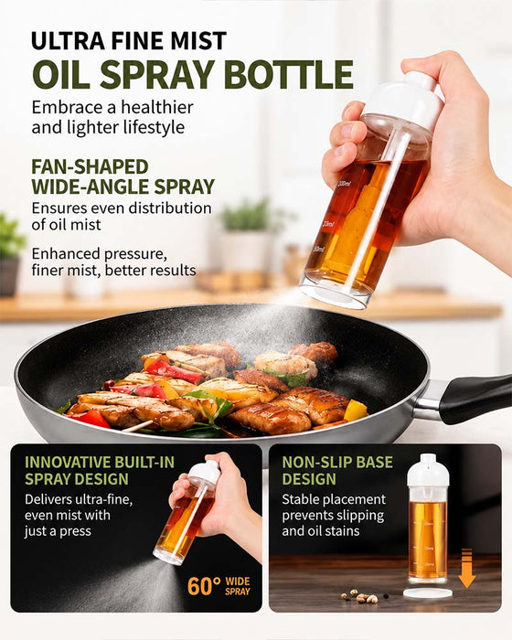 Flacon pulvérisateur d'huile de cuisson ultra-fin