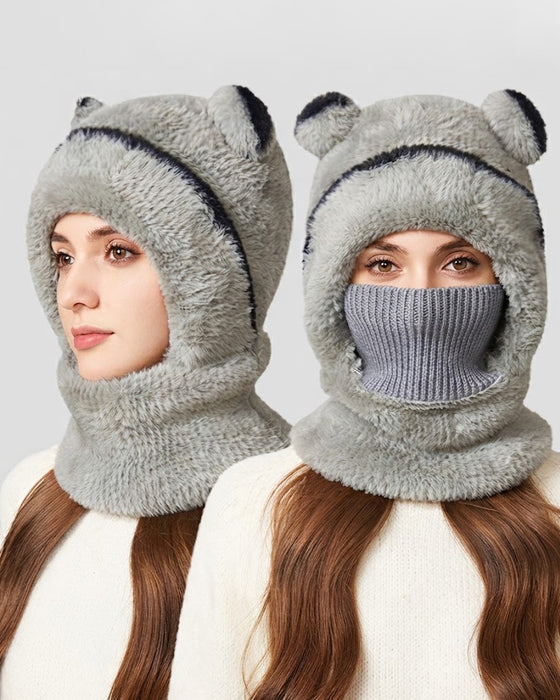 Bonnet Douillet Avec Oreilles D'ours