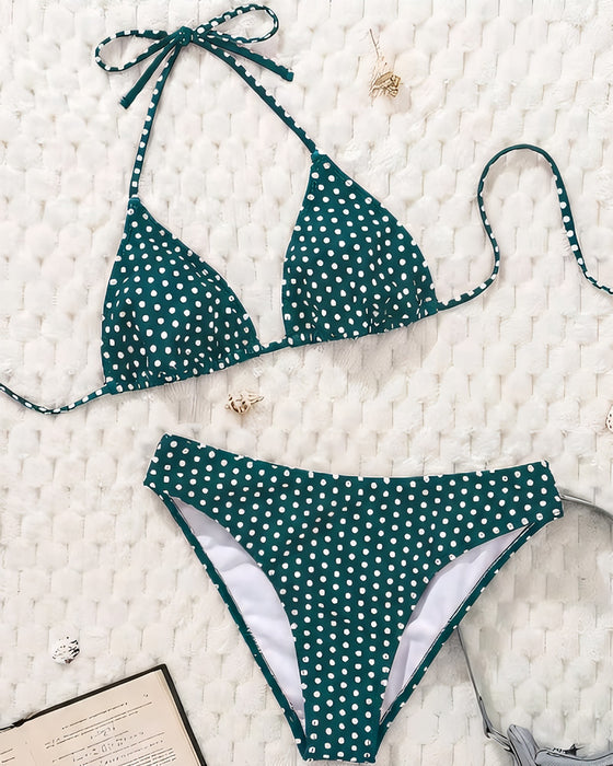 Bikini Bretelles À Pois