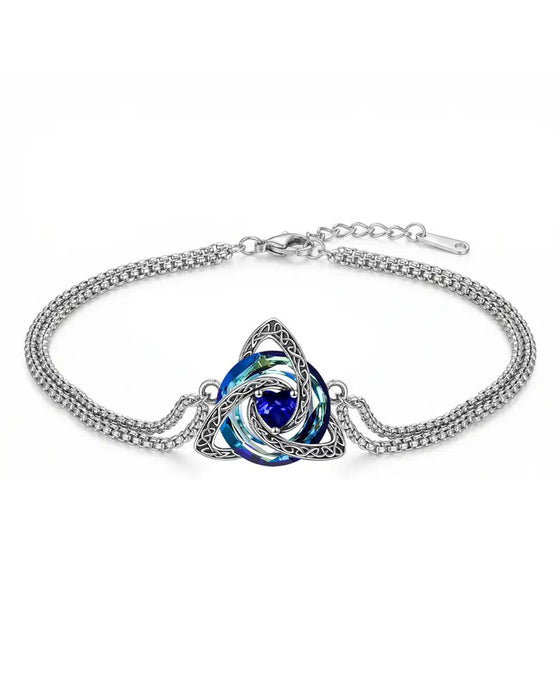 Bracelet Pierre De Naissance Nœud Trinity