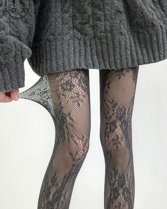 Nouveaux Bas Amincissants Floraux Sexy