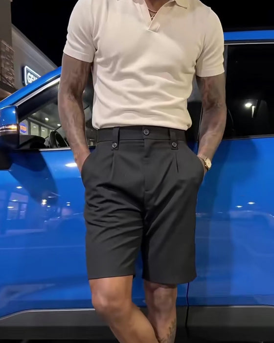 Short Décontracté Polyvalent Homme Costume