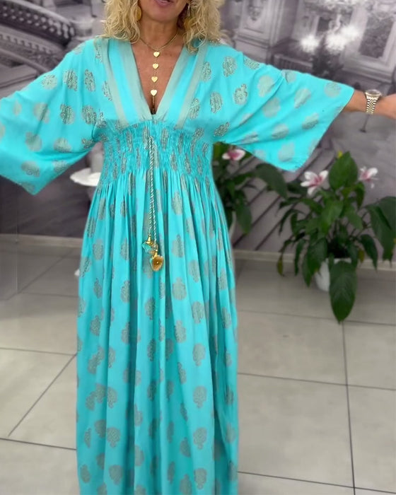 Robe Ample Imprimé Vacances Taille Maxi