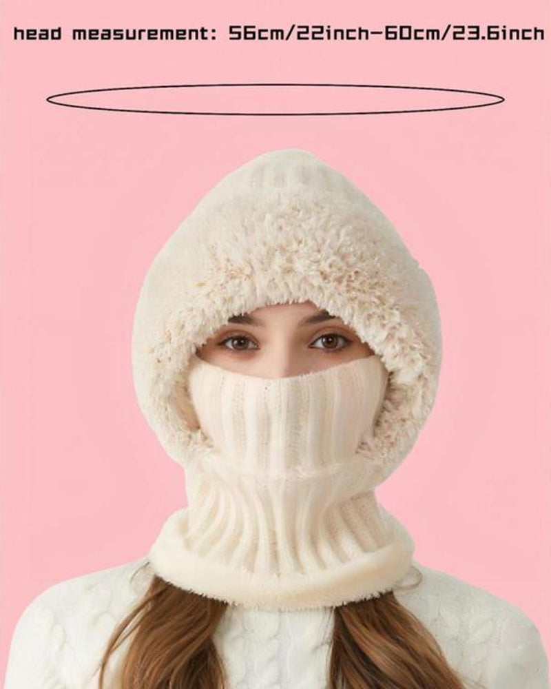 Bonnet Femme Uni Décoré D’Un Pompon