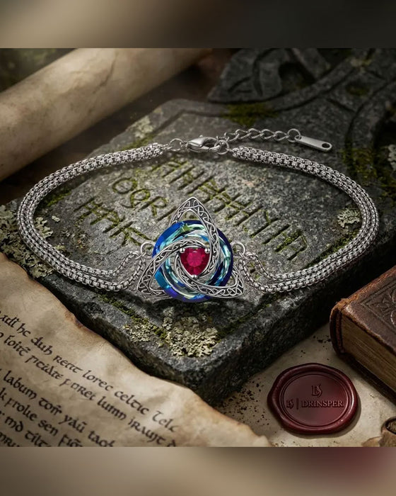 Bracelet Pierre De Naissance Nœud Trinity
