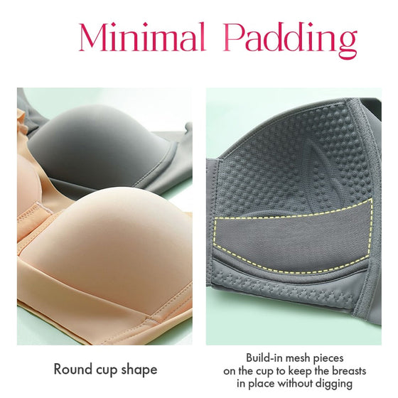 Soutien-Gorge Push-Up Sans Armatures Avec Fermeture Frontale Sans Coutures