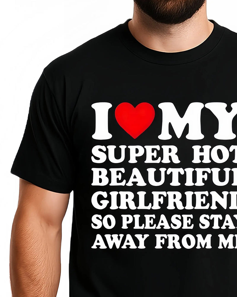 T-Shirt Graphisme Lettre Humoristique