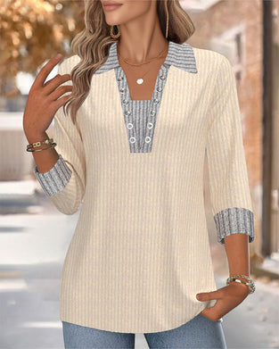 Top Revers Manches Longues