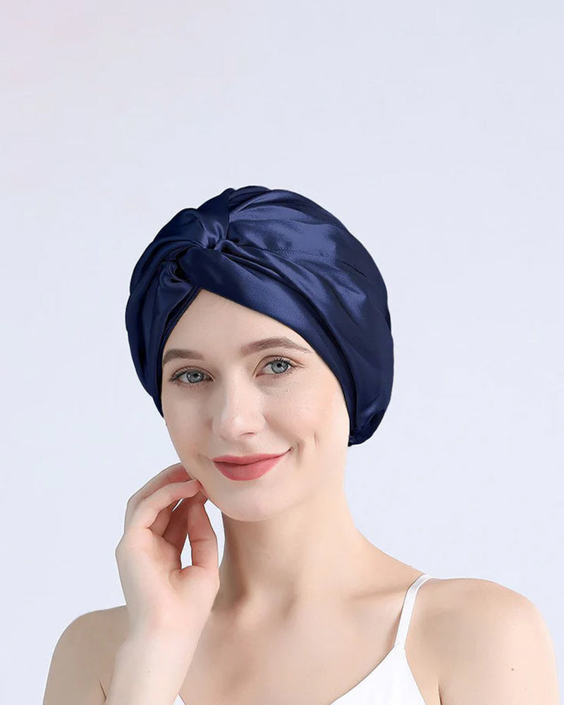 Bonnet Pour Cheveux Doux Et Extensible Style Torsadé