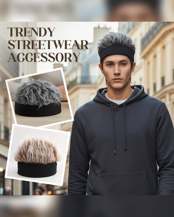 Chapeau Homme Unisexe Style Hip-Hop Perruque