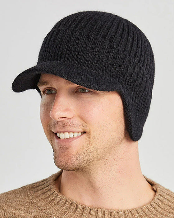 Chapeau Extérieur Équitation Élastique Chaud Protection Oreilles Tricoté