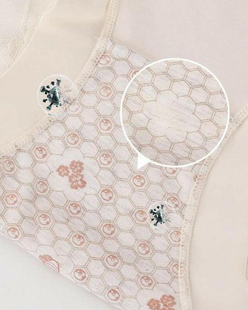 Sous-Vêtements Femme Taille Haute Dentelle Sans Couture Extensible Soyeux