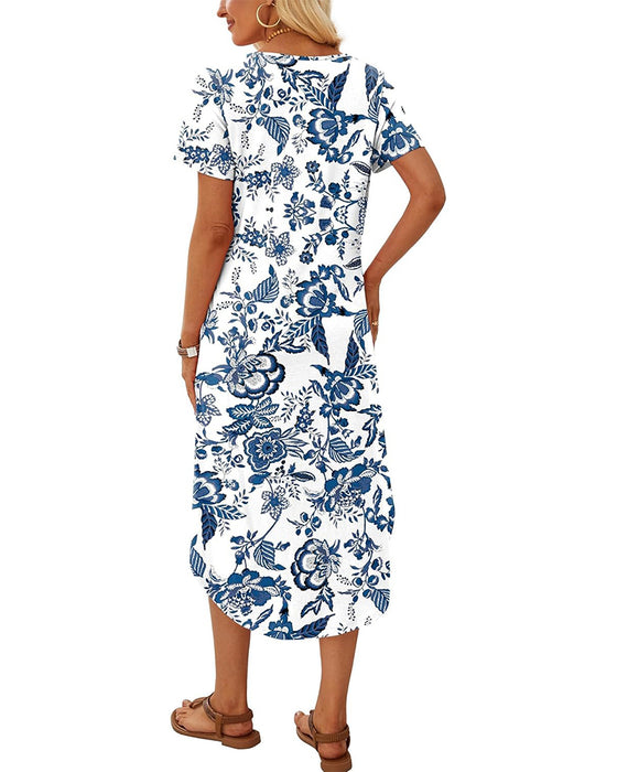 Robe Ourlet A Imprimé