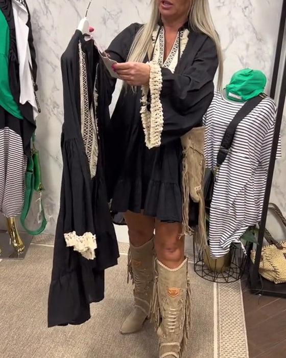 Robe Bohème Détendue pour Vacances