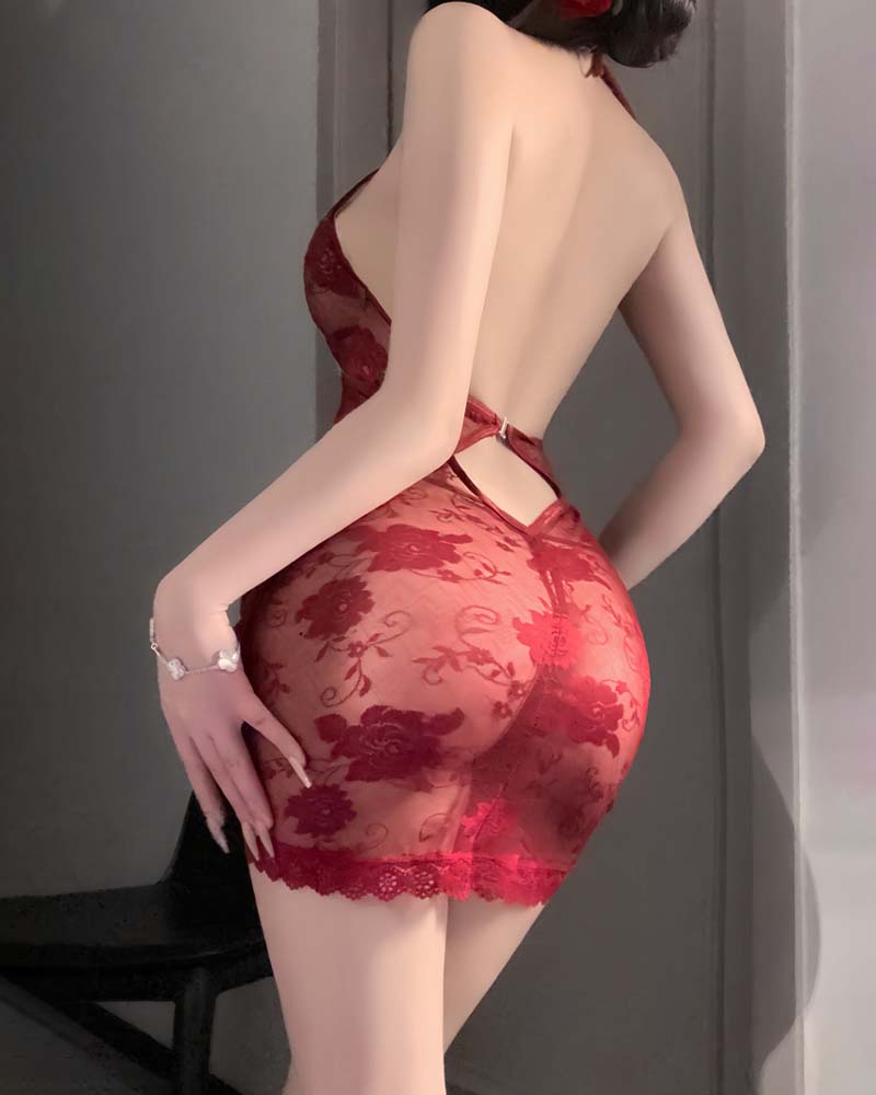Kleid Sexy Spitze Rein Verlangen Schlaf