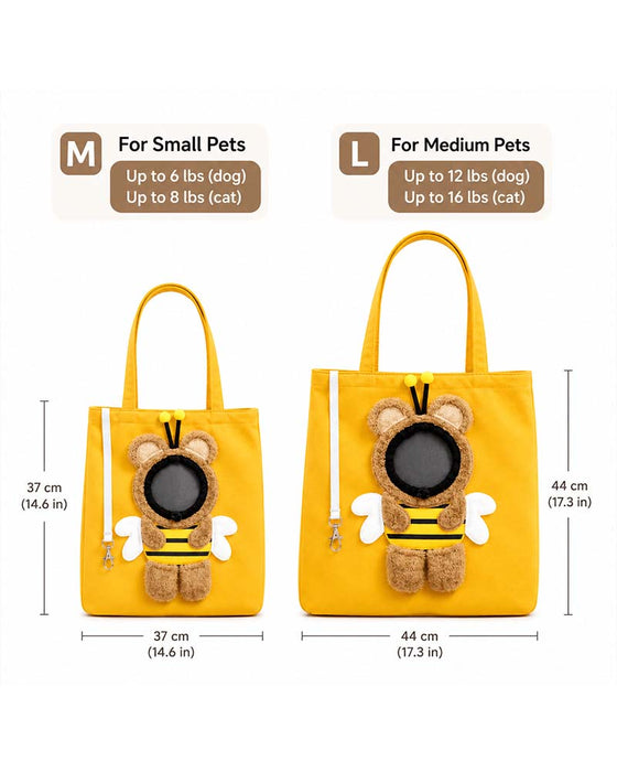 Sac Mignon Personnage Transporteur Animal Toile Tote