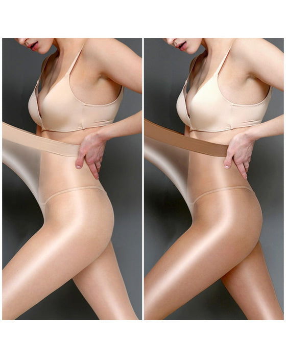 Collant Féminin Brillant Transparent