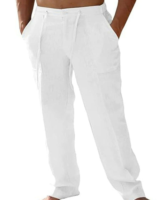Pantalon Unie Poche Cordon Plage