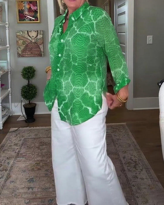 Blouse Avec Boutonnée Et Texturée Caractéristiques