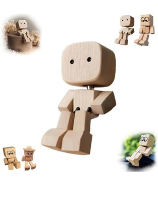Figurine En Bois Charmant Jambes Qui Se Balancent Petit