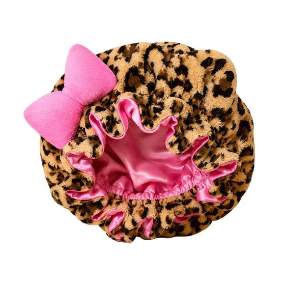 Serre-tête Cheveux 3D à Motif Léopard Rayé