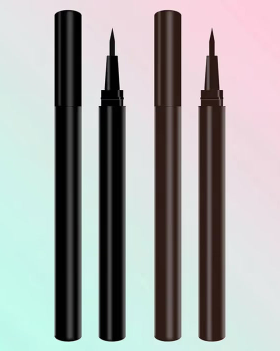 Eyeliner Liquide Imperméable Pointe Ultra-Fine Séchage Rapide