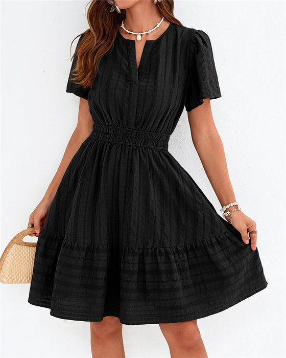 Robe Col V Coupe A