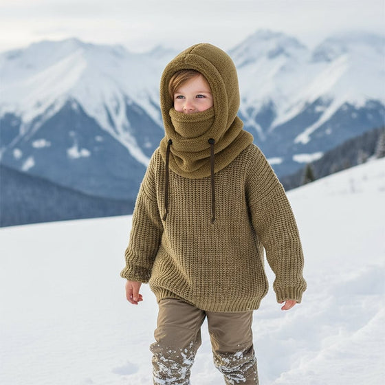 Cagoule D'hiver Polaire 3-En-1 Pour Enfants