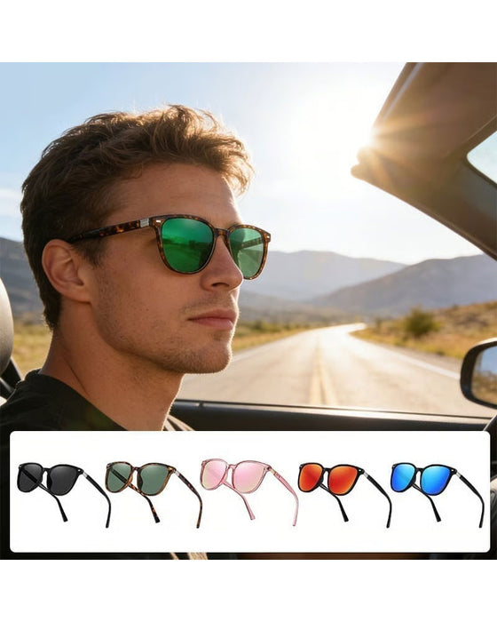 Lunettes De Soleil Grande Monture Polarisées