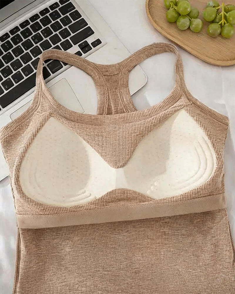 Débardeur Soutien-Gorge Intégré Côtes Unie