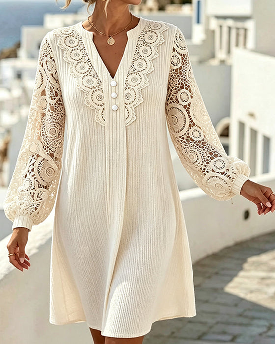 Robe Manche Lanterne Manche Longue