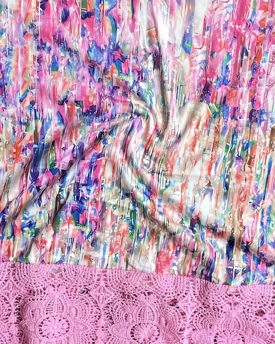 Blouse Colorée Imprimée Mode Street