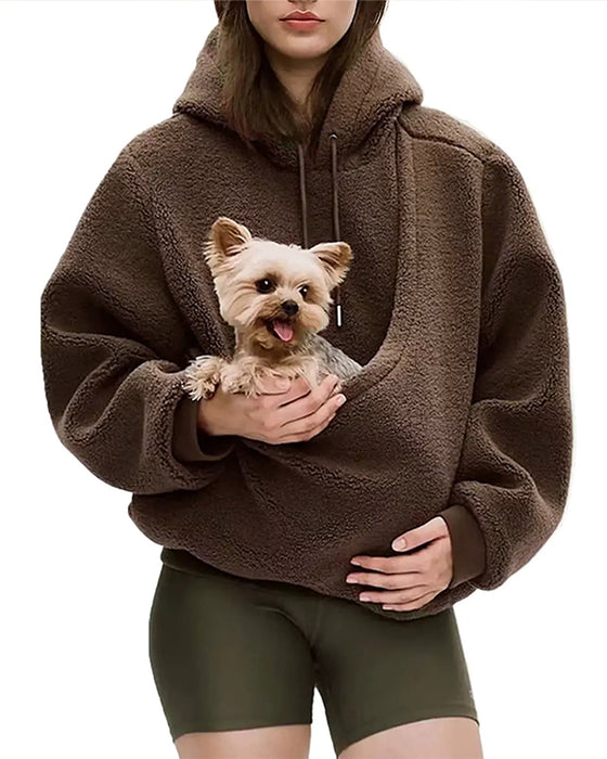 Sweat Teddy Animal De Compagnie Poche À Capuche