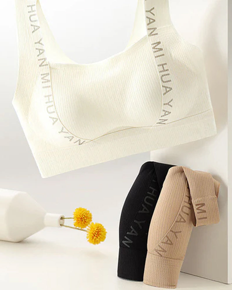 Sous-vêtement Sans Couture Bretelles Larges Haute Élasticité