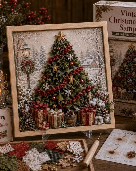 Kit DIY Tissu De Feutrage À L'aiguille De Noël