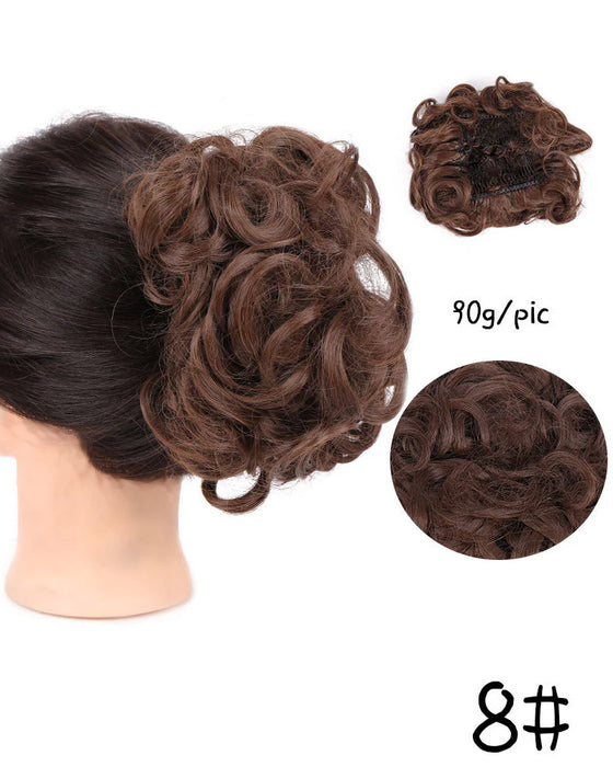 Pince Chignon Bouclé Peigne