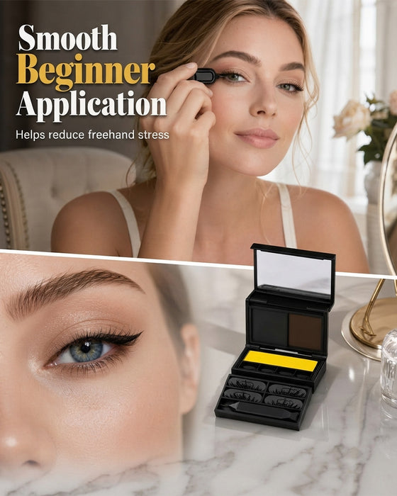 3-In-1 Eyeliner Und Wimpernstempel-Set