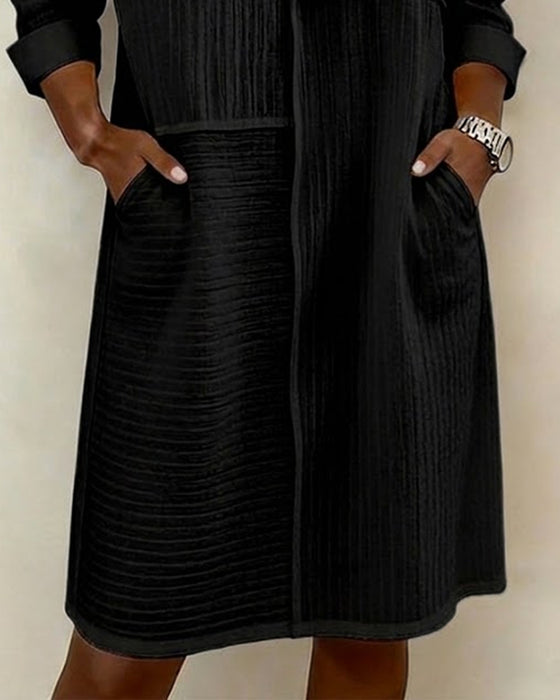 Robe Texturée Shift
