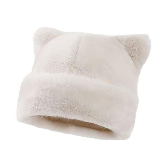 Chapeau Imprimé Léopard Peluche Oreille De Chat