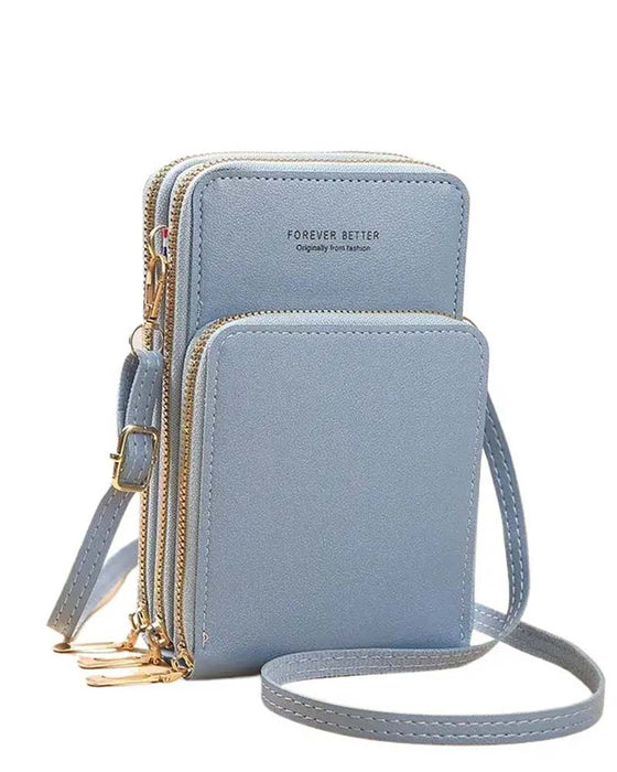 Sac À Téléphone Crossbody Mode Unicolore
