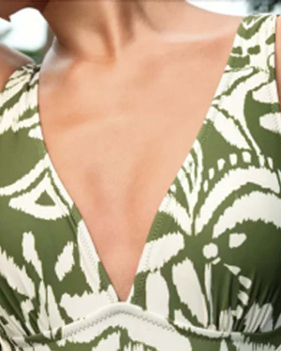 One-Piece Botanique Imprimé Twist